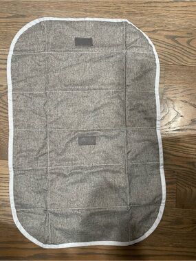 Neutral Gray foldable baby changing mat